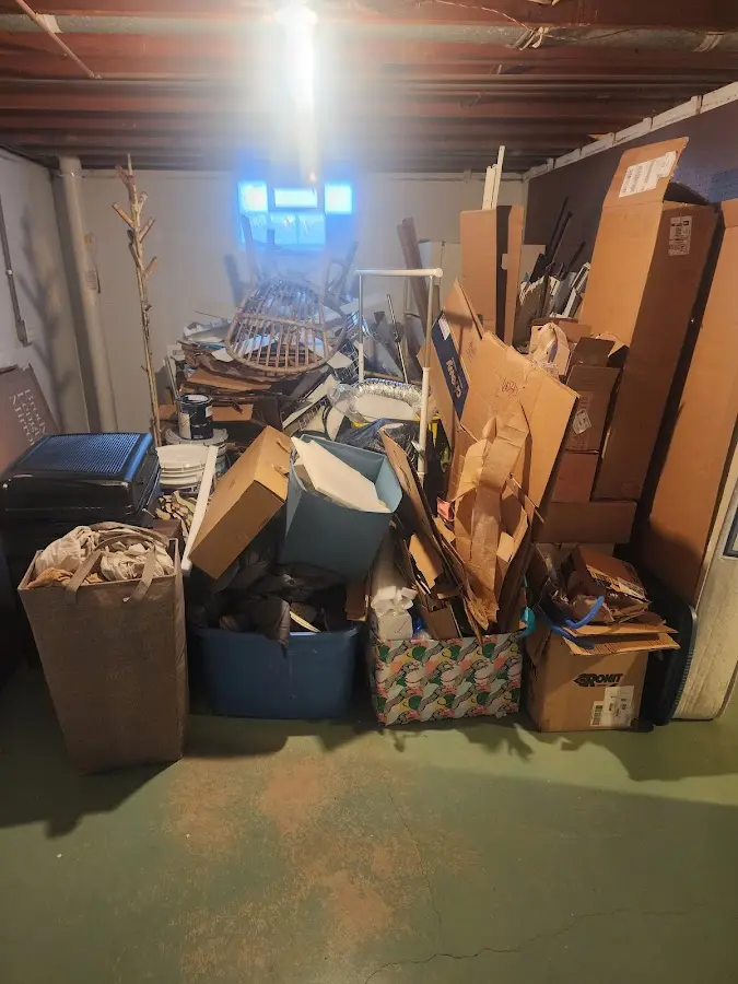 Roll-off dumpster container at job site for Roll Off Dumpster Rental in Ponderosa Park